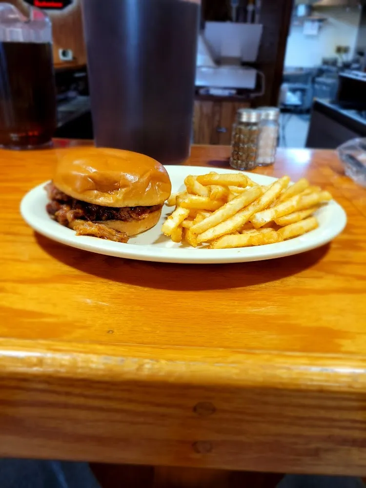 BBQ Pulled Pork and Seasoned Fries