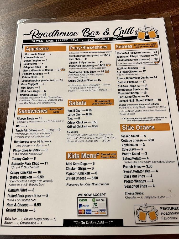 Roadhouse Bar & Grill Menu image 3